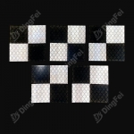 Sign Stickers - Black Retro Reflective Target